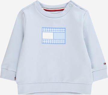 TOMMY HILFIGER Sweatshirt 'Gingham' i blå: framsida