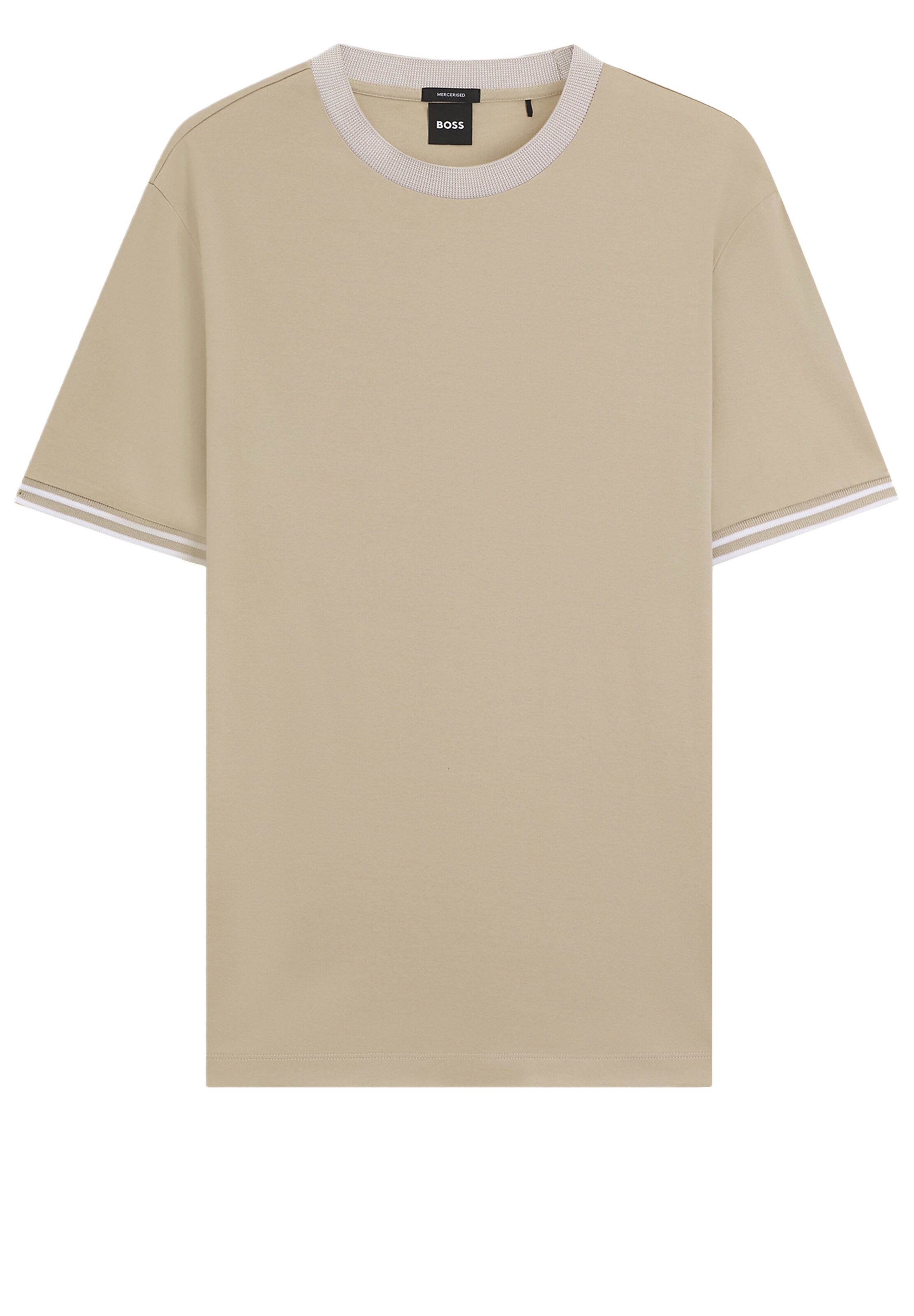 BOSS Shirt ' H-Tessler ' in Beige: front
