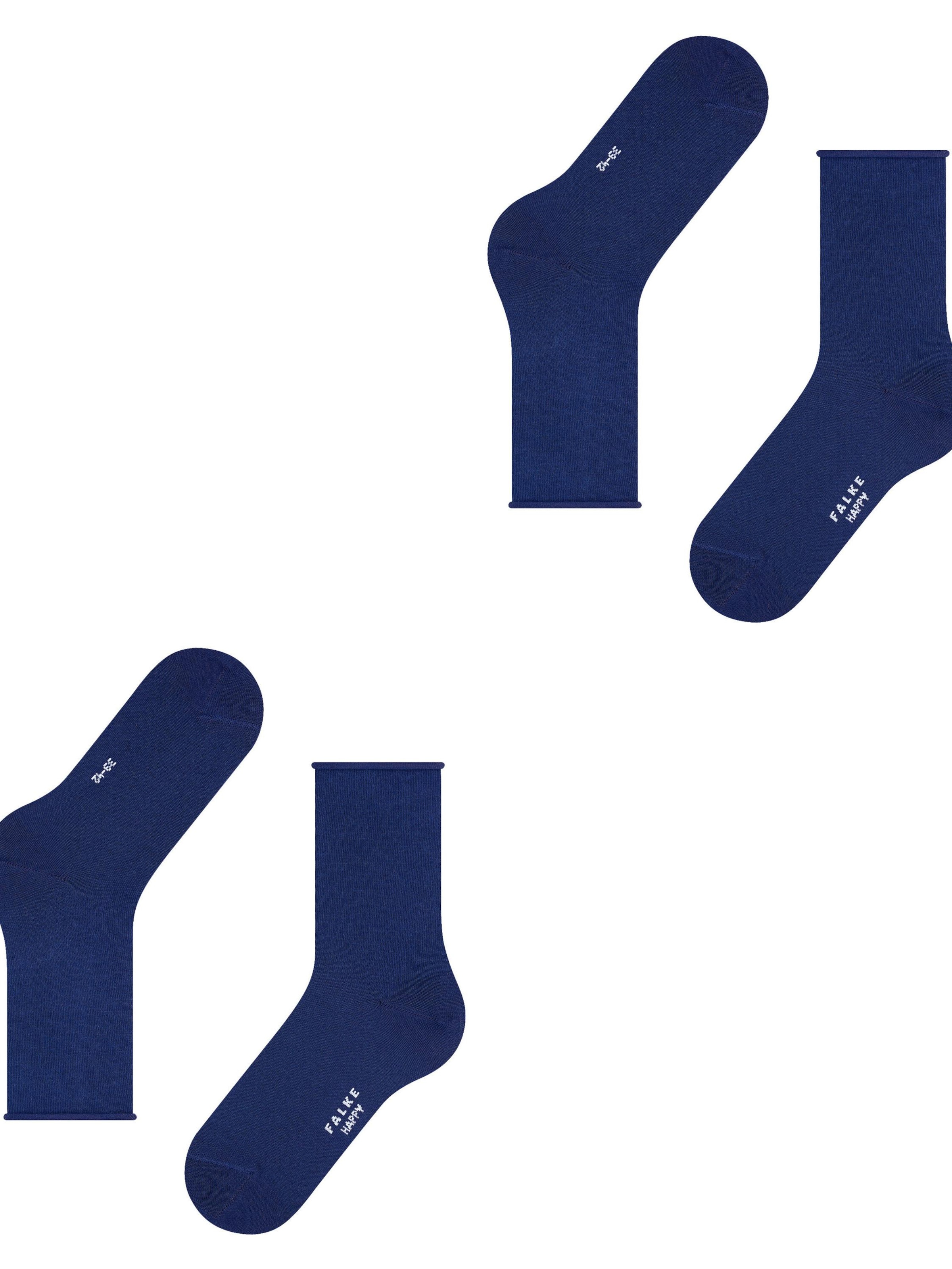 FALKE Socks 'Happy 2-Pack' in Blue