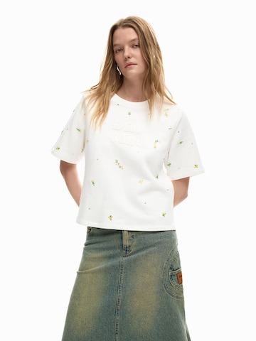Desigual Футболка в Белый: спереди