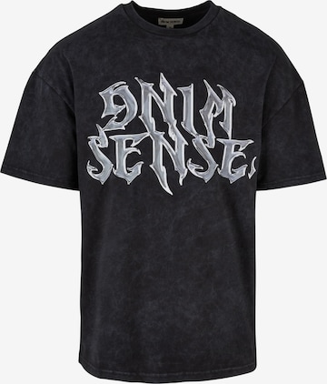 9N1M SENSE Shirt in Zwart: voorkant