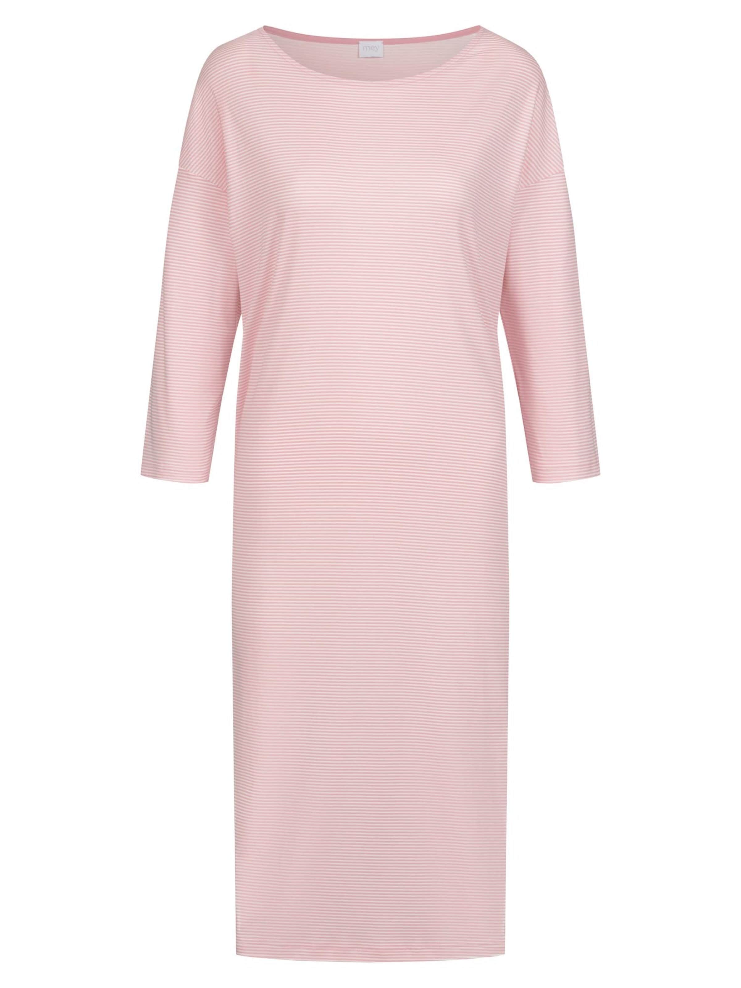Mey Nachthemd 'Simple Stripes'‌‌‌‌‌‌‌ in Pink: Vorderseite