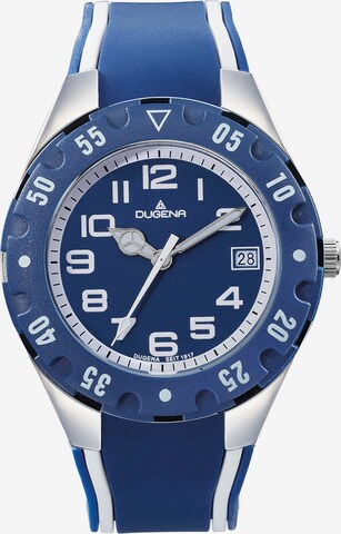 DUGENA Analog Watch in Blue: front