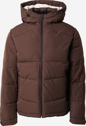 Veste d’hiver 'OTIS' JACK & JONES en marron : devant