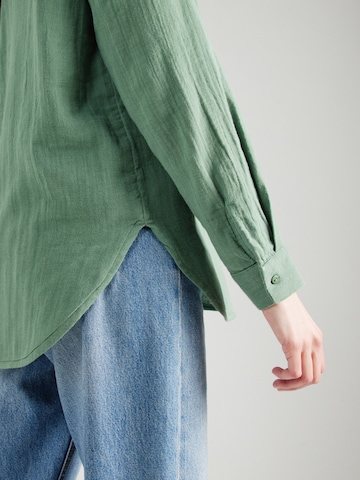 Camicia da donna 'MASTINA' di PIECES in verde