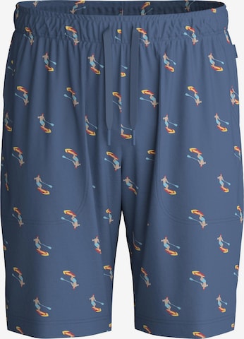 Pantaloncini da pigiama 'RMX Sleep Weekend' di CALIDA in blu: frontale