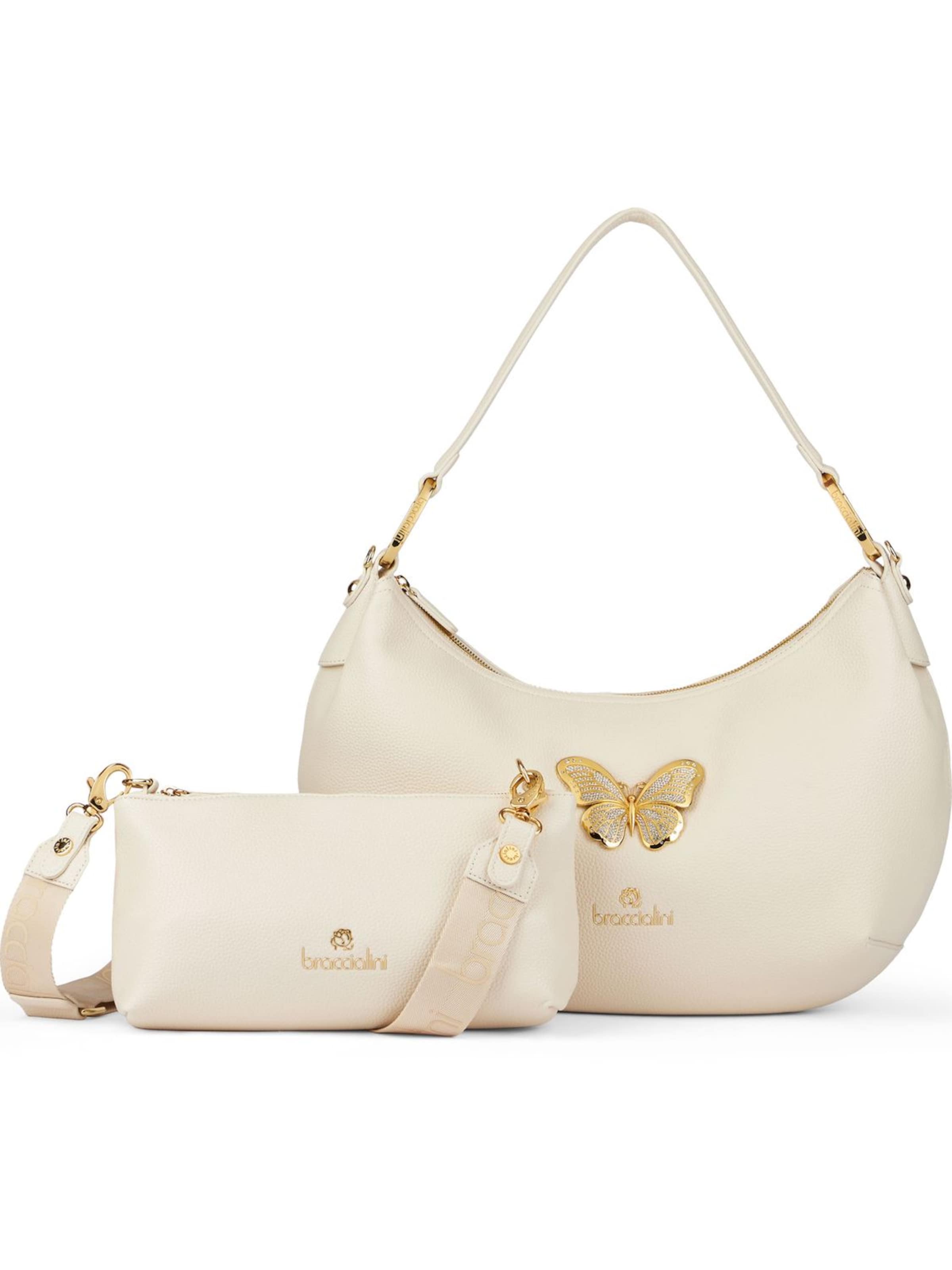 Braccialini Handtasche 'Beth Jewels'‌‌‌‌‌‌ in Beige: Vorderseite