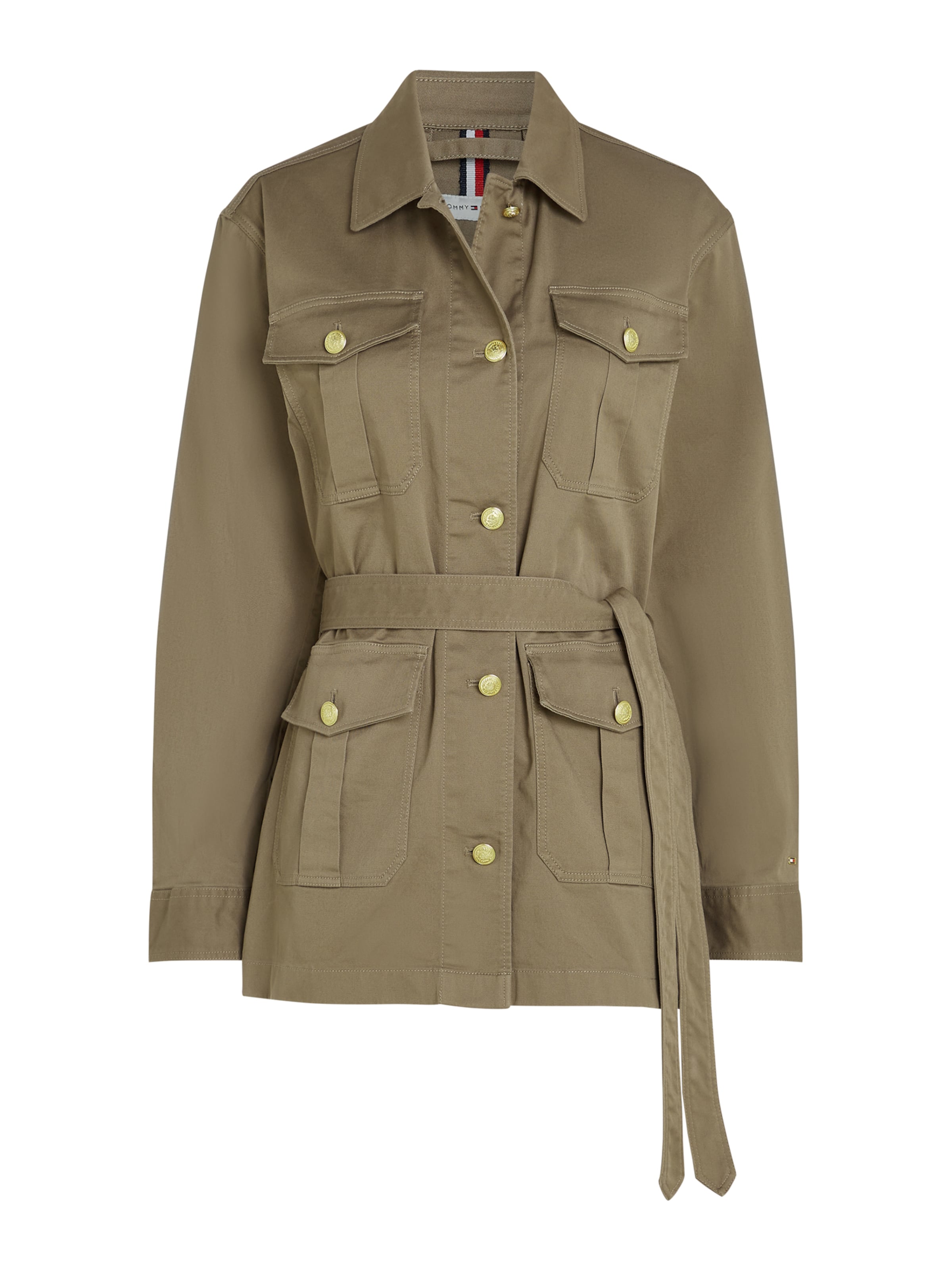 TOMMY HILFIGER Демисезонная куртка в Коричневый: спереди