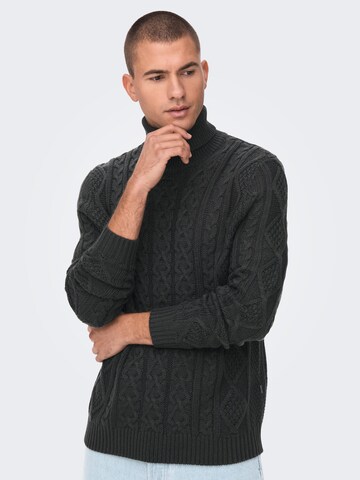 Only & Sons Pullover 'Rigge' i grå