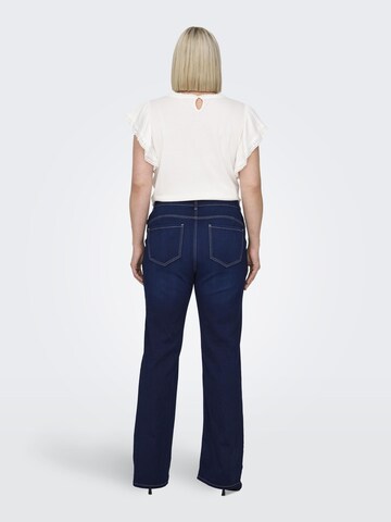 ONLY Carmakoma Flared Jeans 'CARAugusta' in Blue