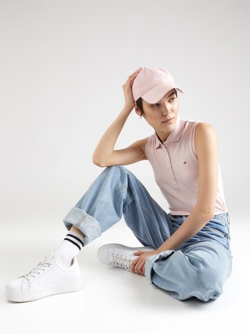 Maglietta '1985' di TOMMY HILFIGER in rosa