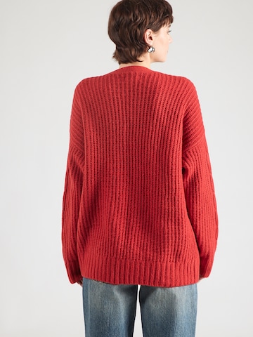 Cardigan HOLLISTER en rouge