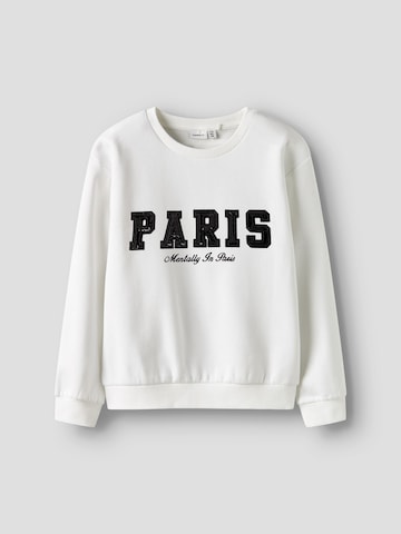NAME IT Sweatshirt i hvid