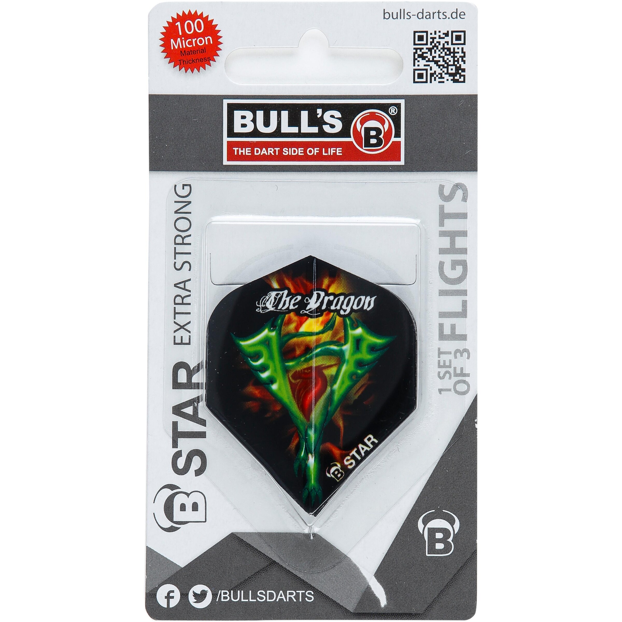 BULL'S Dartpfeil in Schwarz