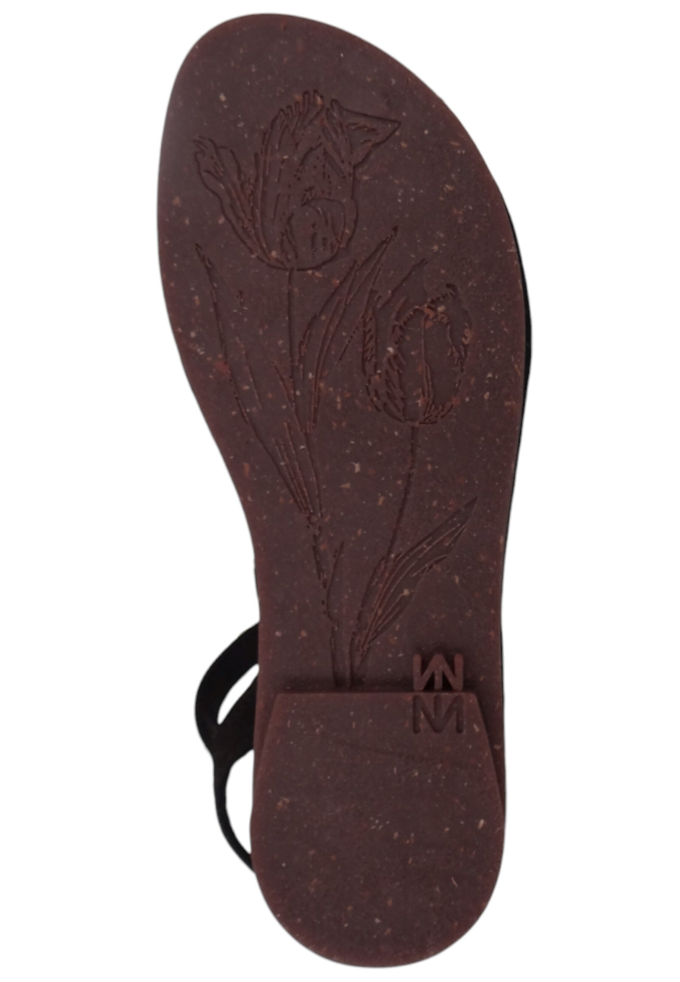 EL NATURALISTA - Sandálias com tiras 'Tulip' em preto