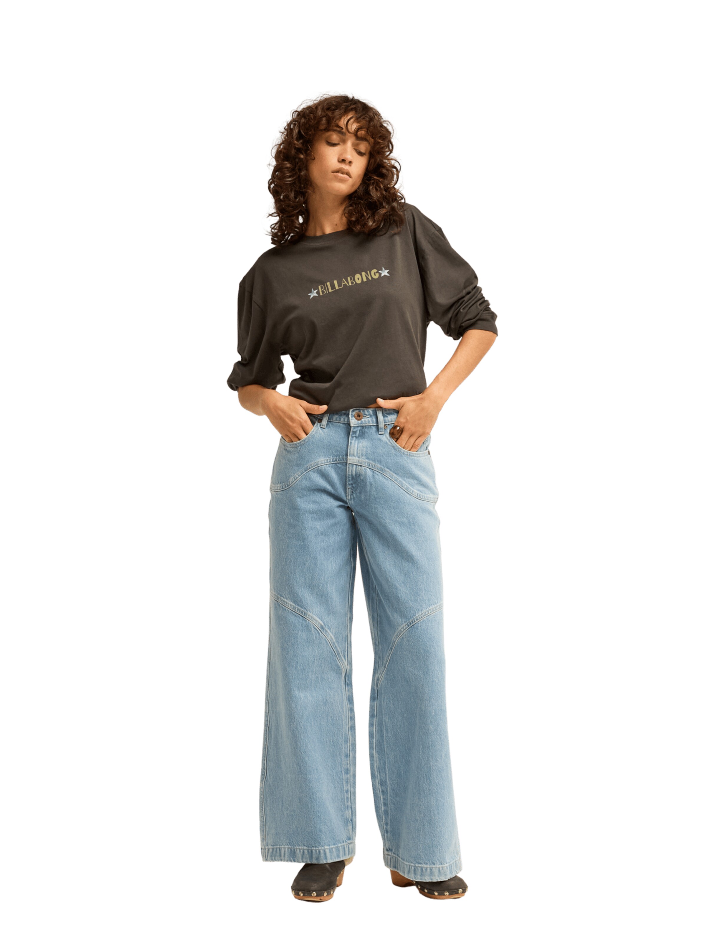 BILLABONG Wide Leg Jeans 'Riva' in Blau