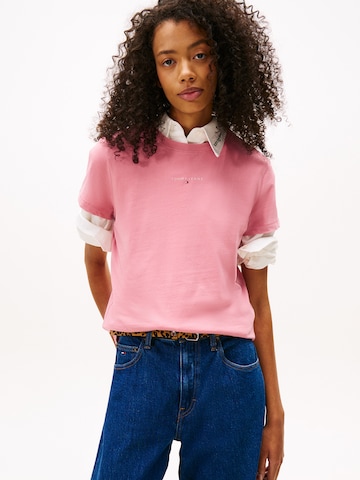 Tommy Jeans Shirt in Pink: front