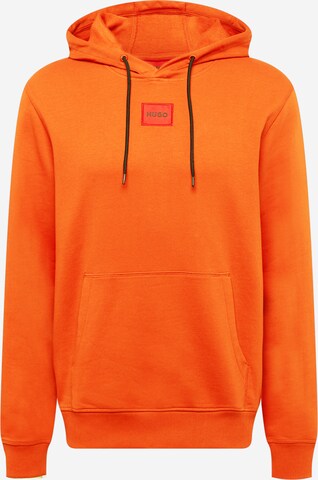 Sweat-shirt 'Daratschi214' HUGO en orange : devant