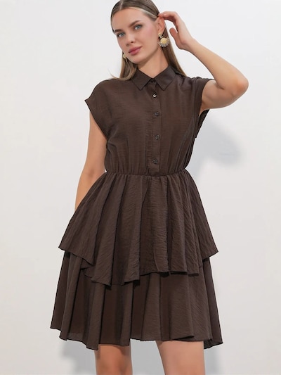 Bigdart Strickkleid 'Strickkleider' in M in dunkelbraun, Produktansicht