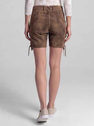Regular Pantalon folklorique 'Karisma' SPIETH & WENSKY en marron