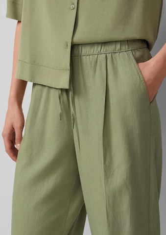 Loosefit Pantalon s.Oliver en vert