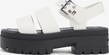 Sandalo di Tommy Jeans in bianco: frontale