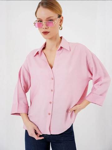 Bigdart Shirt in Roze: voorkant