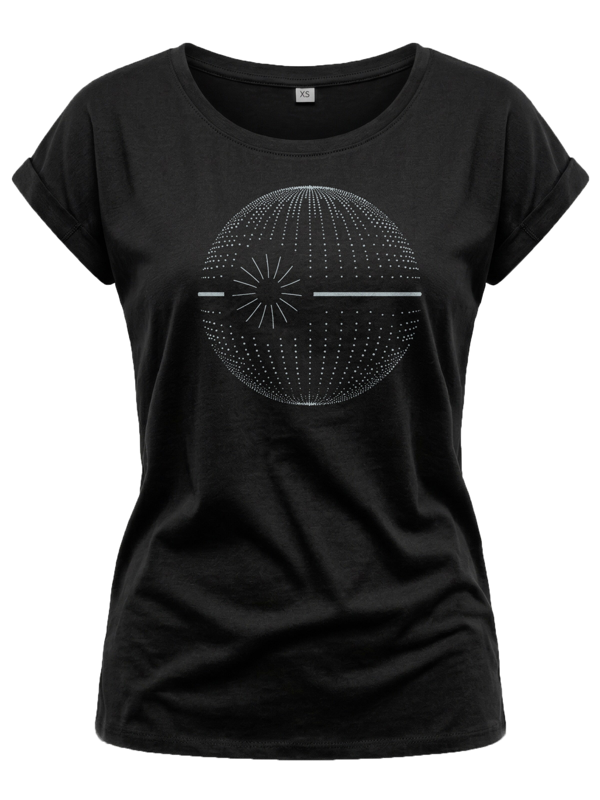 MAKAYA Shirt 'Dot Star' in Black: front