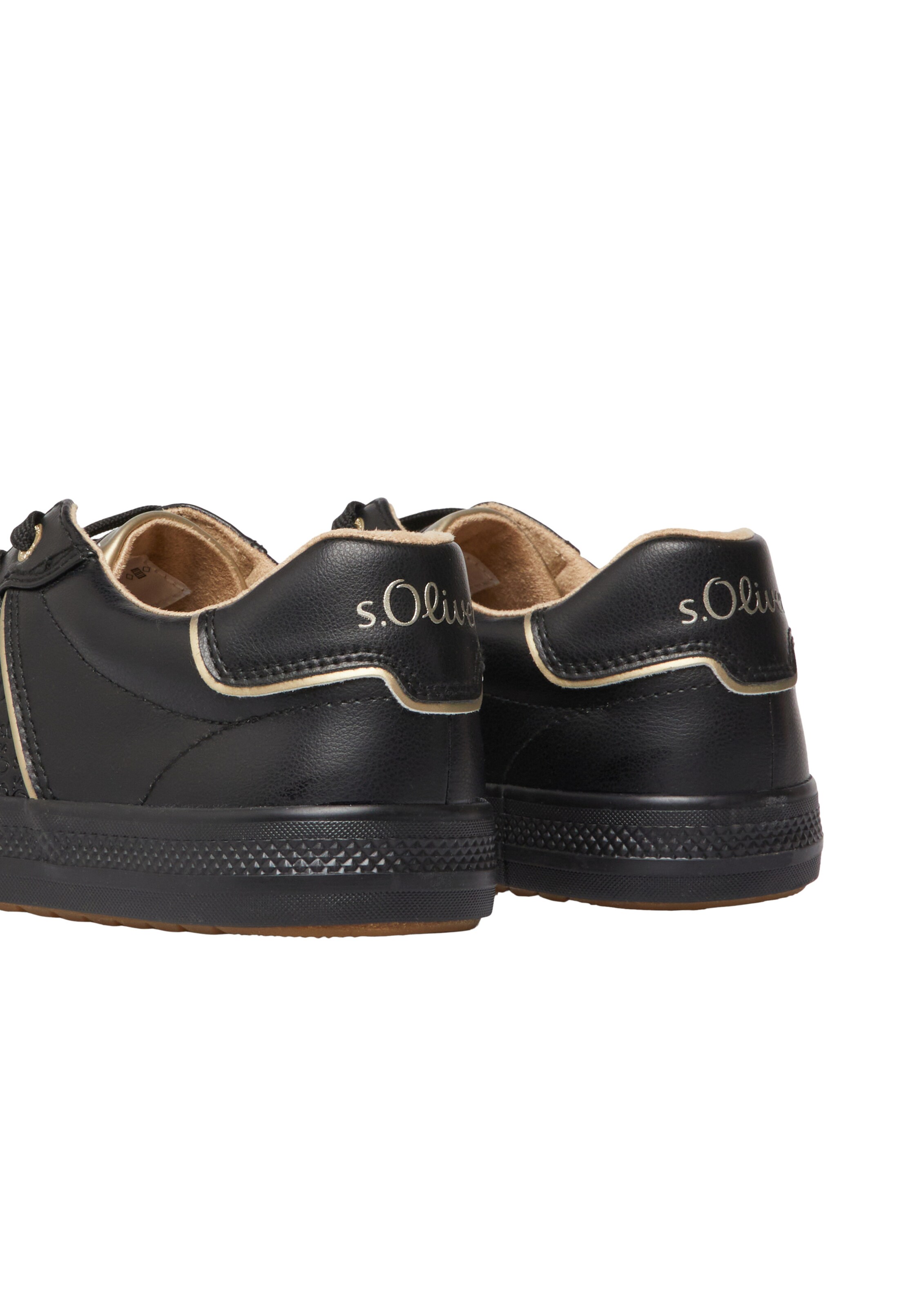 s.Oliver Platform trainers in Black