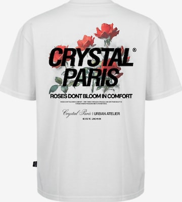 Crystal Paris Shirt 'Rose' in White: front