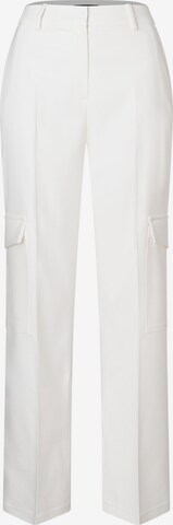MORE & MORE Regular Cargo Pants in White: front