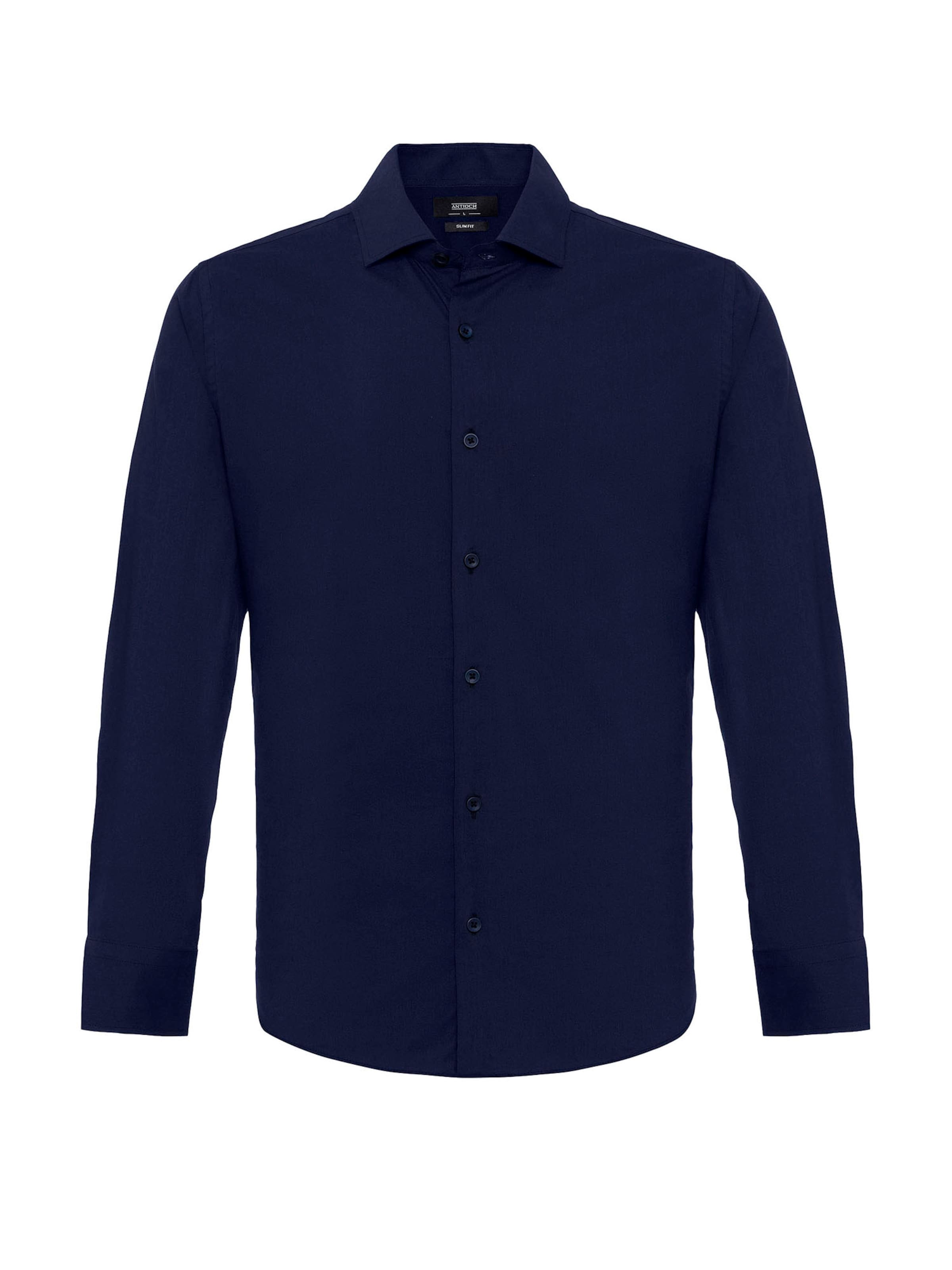 Antioch Slim fit Ing - kék: elől