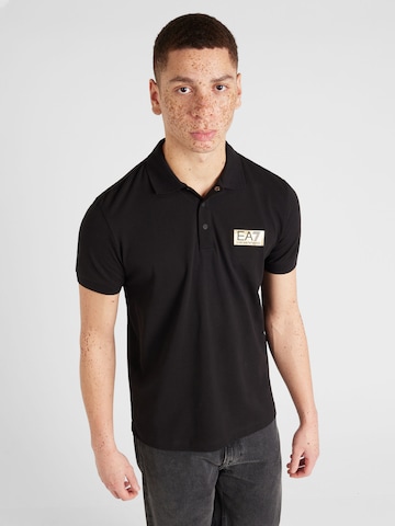 EA7 Emporio Armani T-shirt i svart: framsida