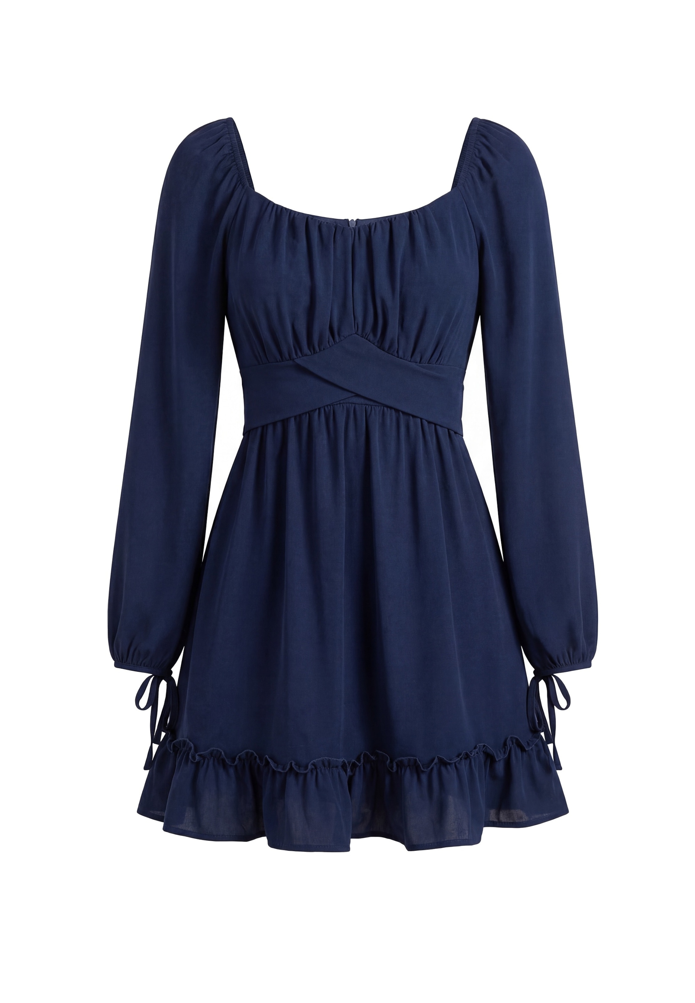 faina Jurk in Blauw: voorkant