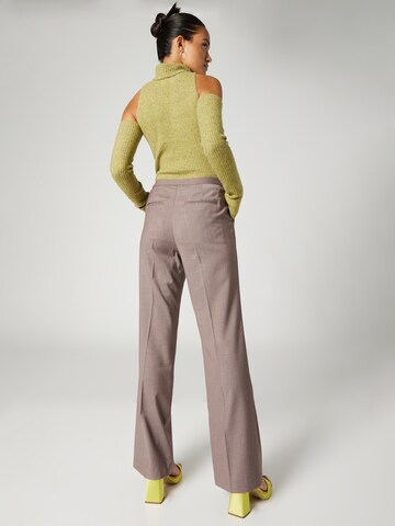 Wide leg Pantaloni 'Lenni' de la Bella x ABOUT YOU pe bej