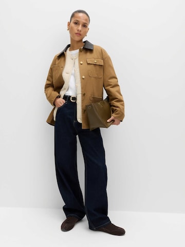Veste mi-saison Marks & Spencer en marron : devant