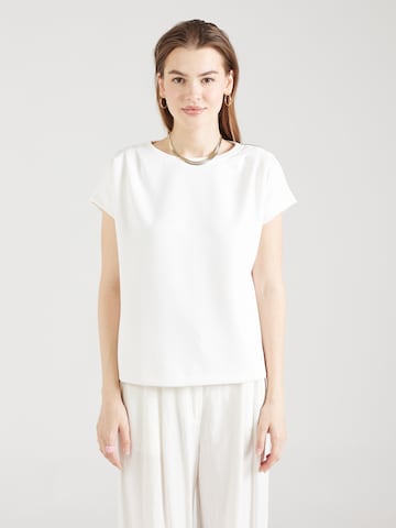 T-shirt COMMA en blanc : devant