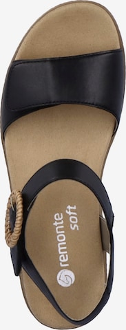 REMONTE Strap Sandals in Black