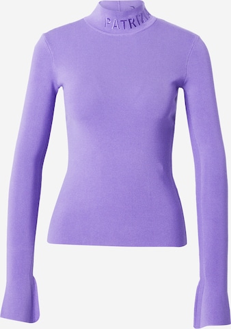 PATRIZIA PEPE - Pullover 'MAGLIA' em roxo: frente