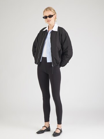 TOMMY HILFIGER Skinny Leggings 'HERITAGE' in Black