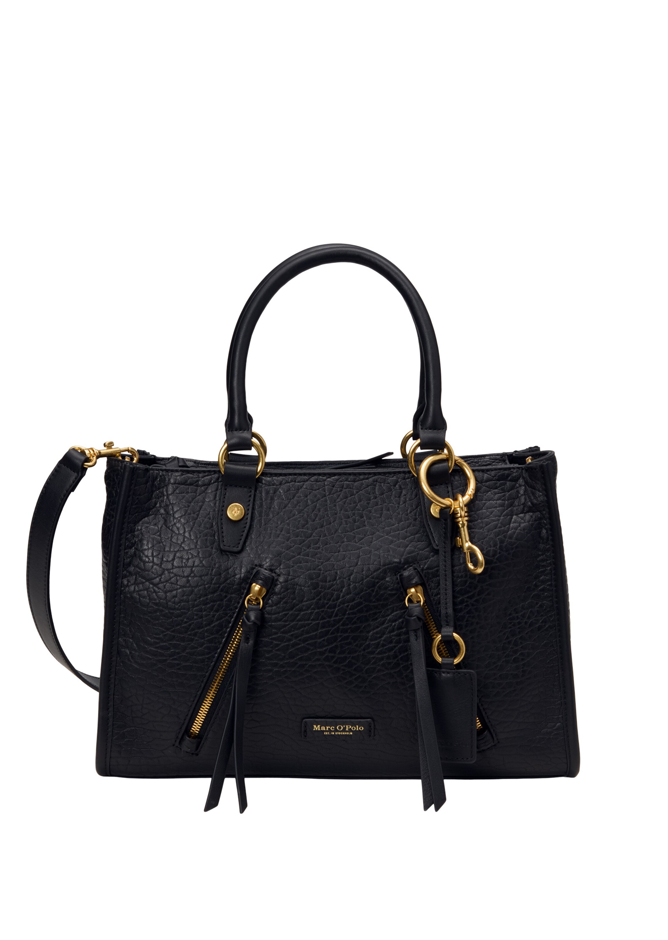 Marc O'Polo Shopper in Schwarz: Vorderseite