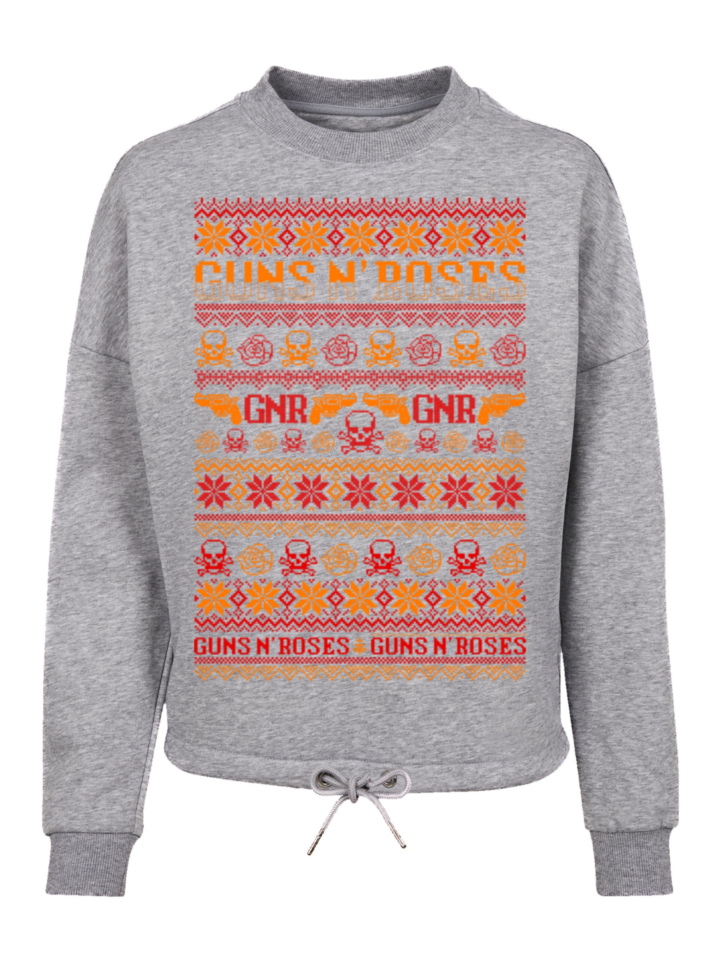 F4NT4STIC Sweatshirt in Grey: front