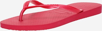 HAVAIANAS Босоножки через палец 'Slim' в Красный: спереди