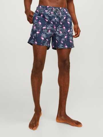 JACK & JONES Zwemshorts in Blauw: voorkant