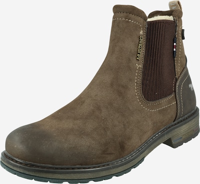 MUSTANG Boots in Chestnut brown / Dark brown, Item view