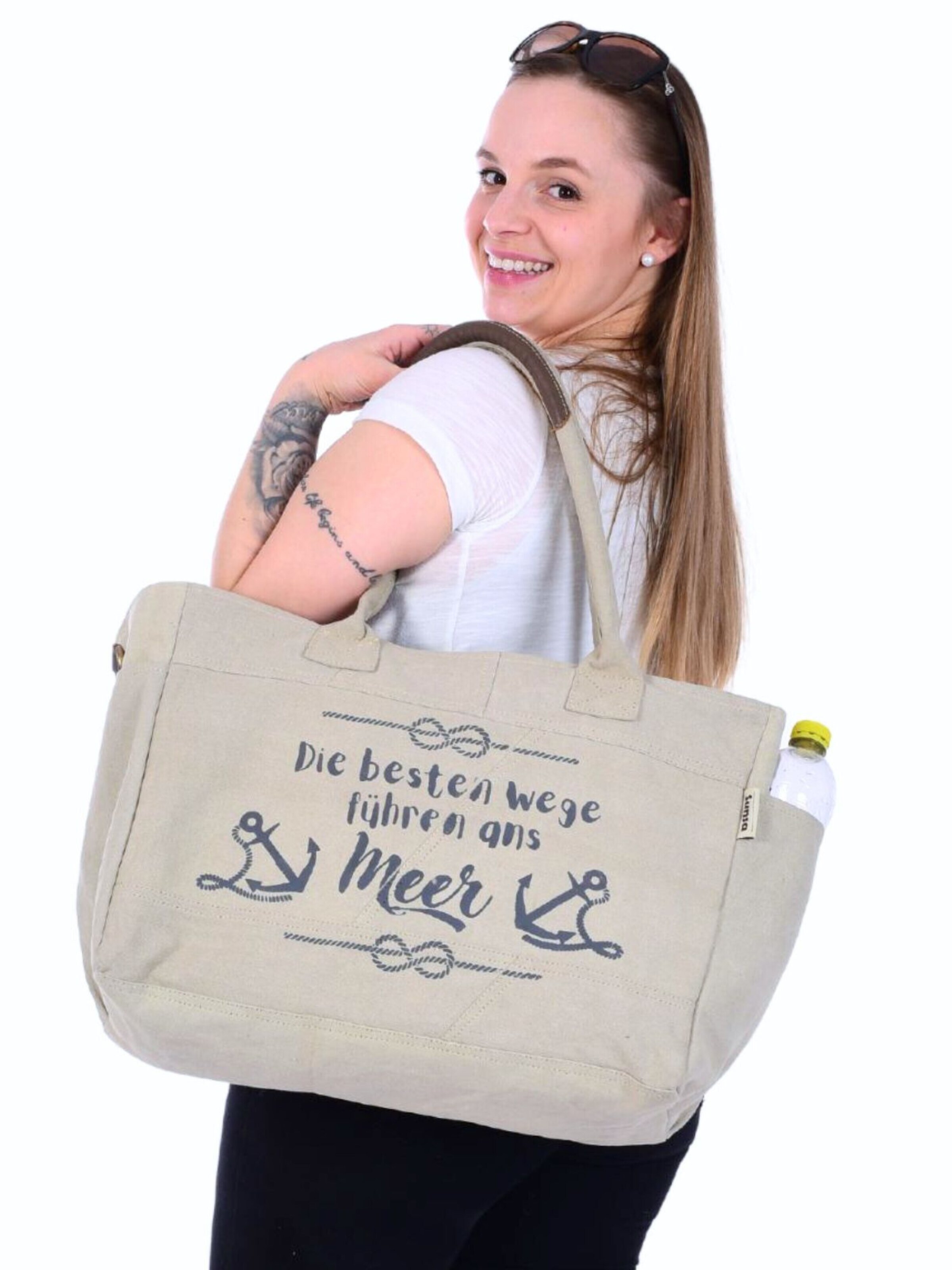 Sunsa Weekender 'Sunsa'‌‌‌‌‌ in Beige
