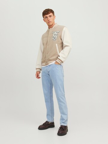 JACK & JONES Loosefit Jeans 'CHRIS' i blå