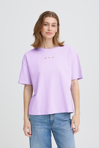 ICHI Shirt in Lila: Vorderseite