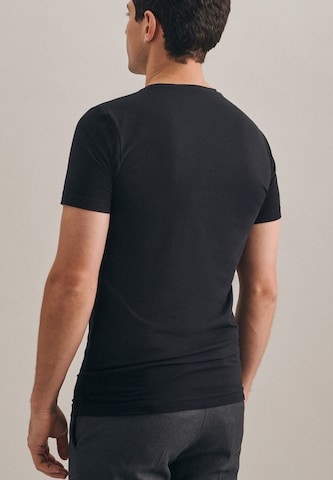 SEIDENSTICKER Shirt ' Schwarze Rose ' in Black