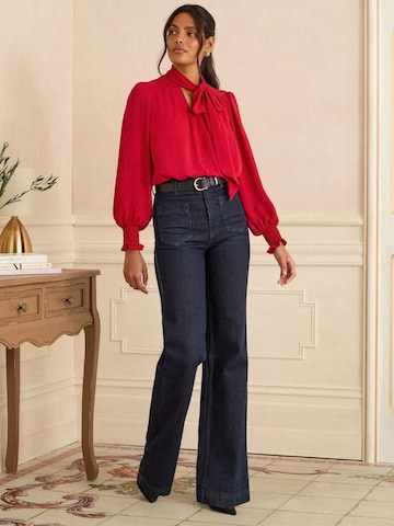 love & roses Bluse in Rot